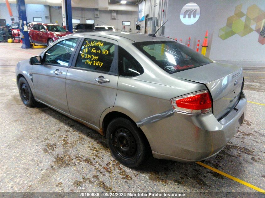 2008 Ford Focus Ses VIN: 1FAHP35NX8W234794 Lot: 20160686