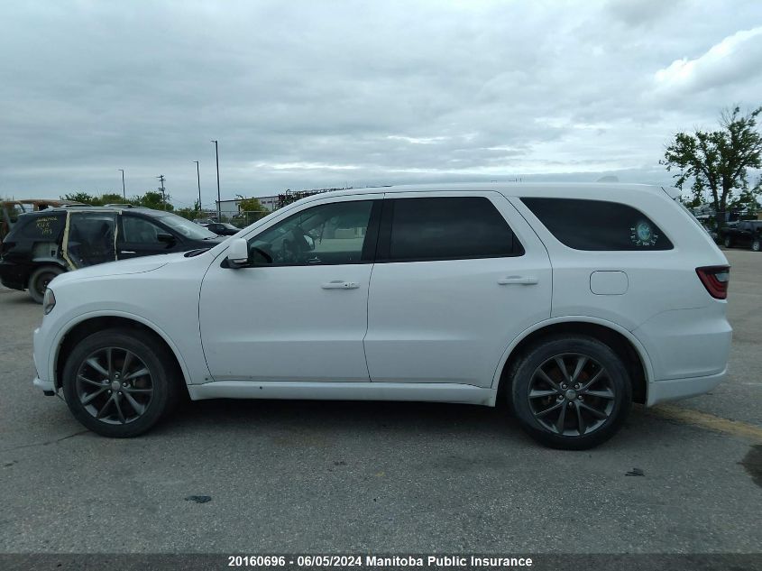 2017 Dodge Durango Gt VIN: 1C4RDJDG9HC737121 Lot: 20160696