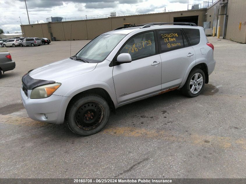 2008 Toyota Rav4 Sport VIN: JTMBD32V686060199 Lot: 20160708