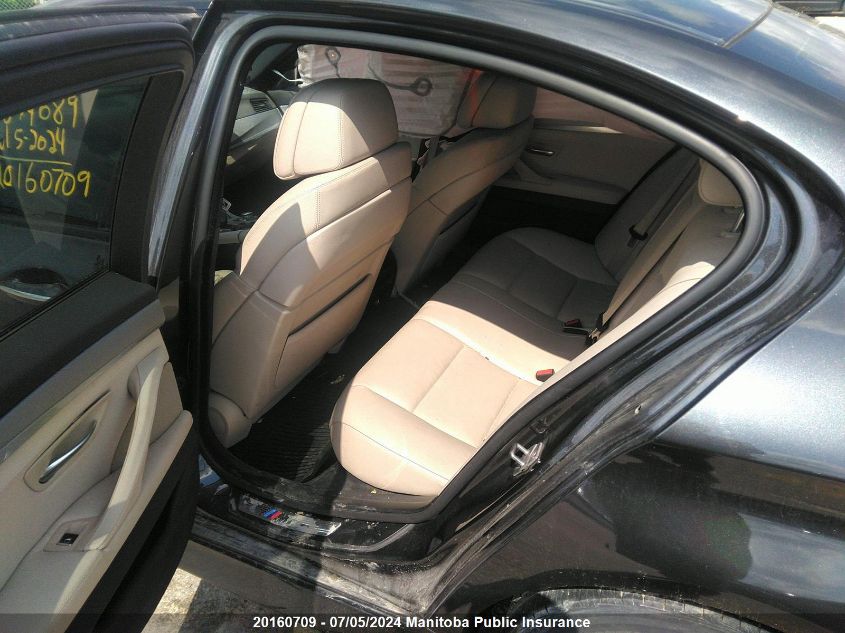 2011 BMW 535I xDrive VIN: WBAFU7C5XBC874689 Lot: 20160709