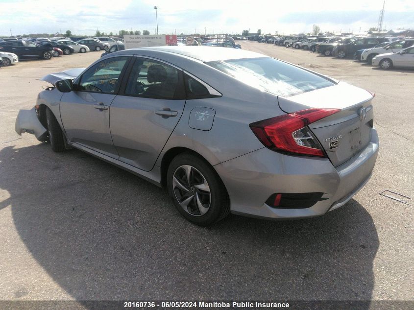 2020 Honda Civic Lx VIN: 2HGFC2F55LH010640 Lot: 20160736