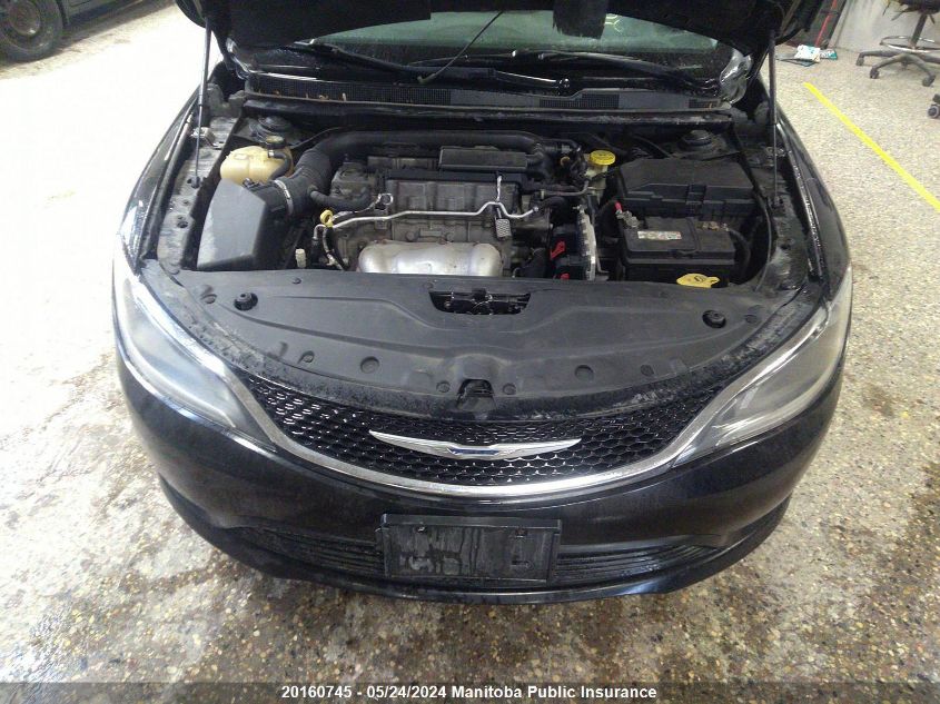 2015 Chrysler 200 Lx VIN: 1C3CCCFB0FN598220 Lot: 20160745