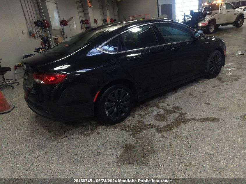 2015 Chrysler 200 Lx VIN: 1C3CCCFB0FN598220 Lot: 20160745