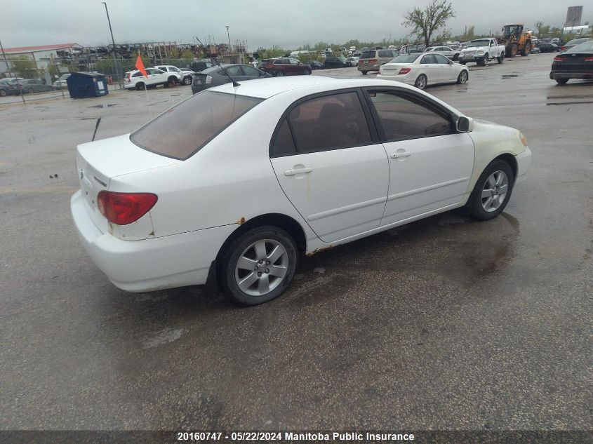 2004 Toyota Corolla Le VIN: 2T1BR38E74C813783 Lot: 20160747