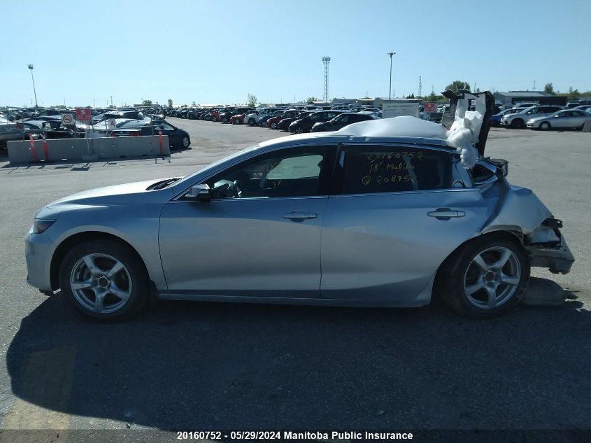 2018 Chevrolet Malibu Lt VIN: 1G1ZD5ST9JF208952 Lot: 20160752