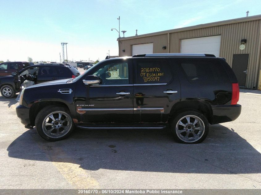 2009 Cadillac Escalade VIN: 1GYFK13289R150397 Lot: 20160770