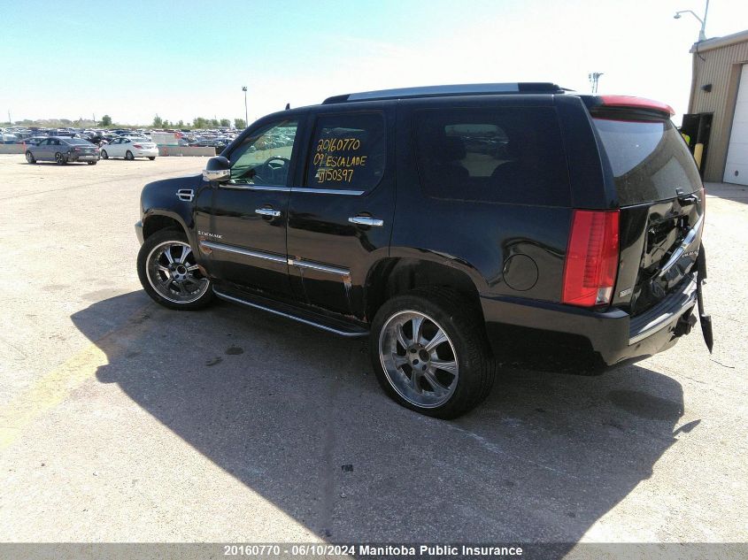 2009 Cadillac Escalade VIN: 1GYFK13289R150397 Lot: 20160770