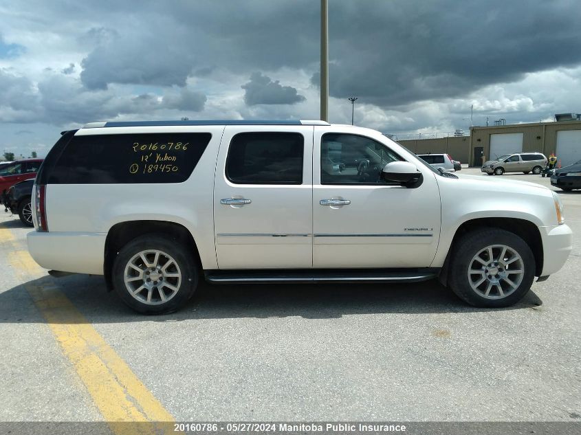 2012 GMC Yukon Xl Denali VIN: 1GKS2MEF3CR189450 Lot: 20160786