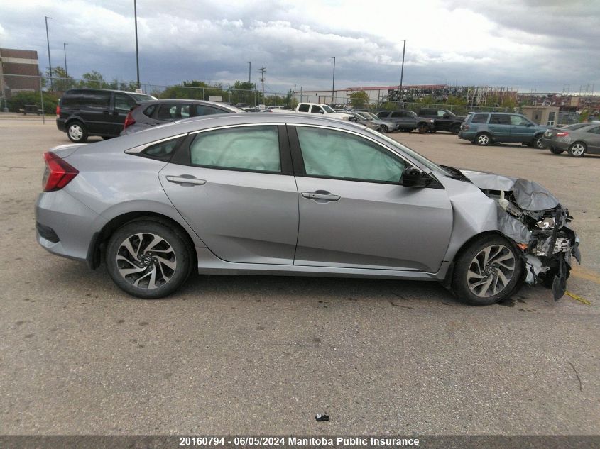 2018 Honda Civic Se VIN: 2HGFC2F64JH036328 Lot: 20160794