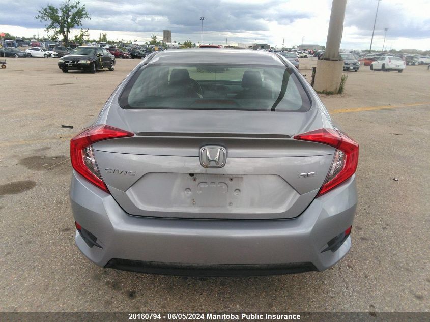 2018 Honda Civic Se VIN: 2HGFC2F64JH036328 Lot: 20160794