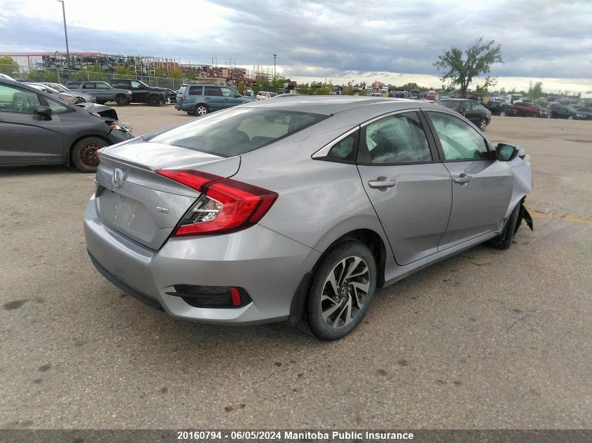 2018 Honda Civic Se VIN: 2HGFC2F64JH036328 Lot: 20160794