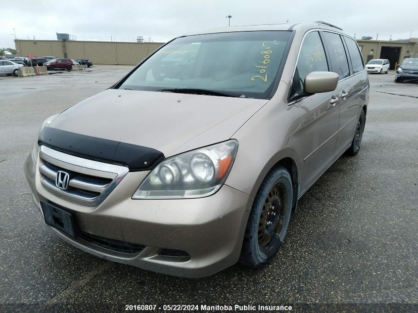 2006 Honda Odyssey Ex-L VIN: 5FNRL38776B509675 Lot: 20160807