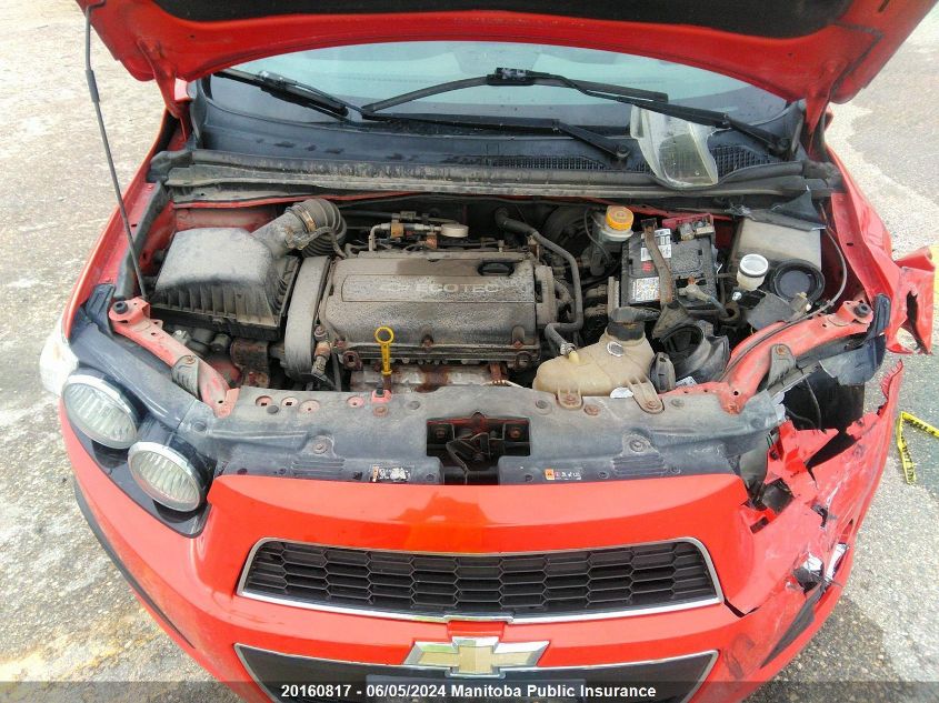 2012 Chevrolet Sonic Ls VIN: 1G1JB6EH2C4188798 Lot: 20160817