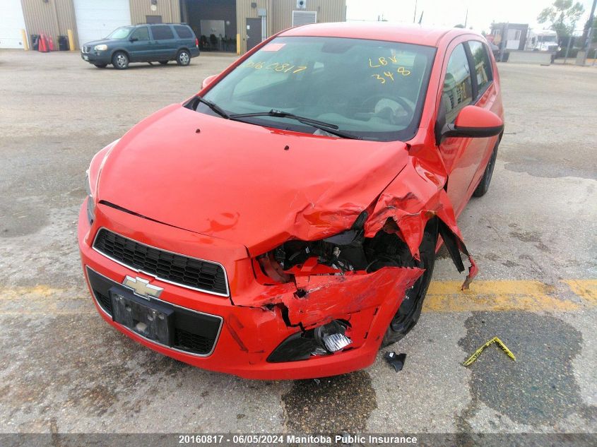 2012 Chevrolet Sonic Ls VIN: 1G1JB6EH2C4188798 Lot: 20160817