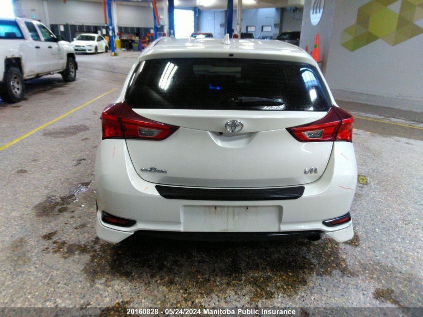 2017 Toyota Corolla Im VIN: JTNKARJEXHJ532927 Lot: 20160828