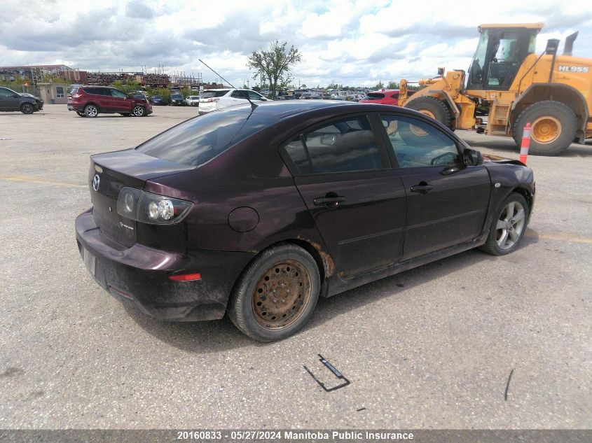 2007 Mazda Mazda3 Gt VIN: JM1BK323X71635520 Lot: 20160833