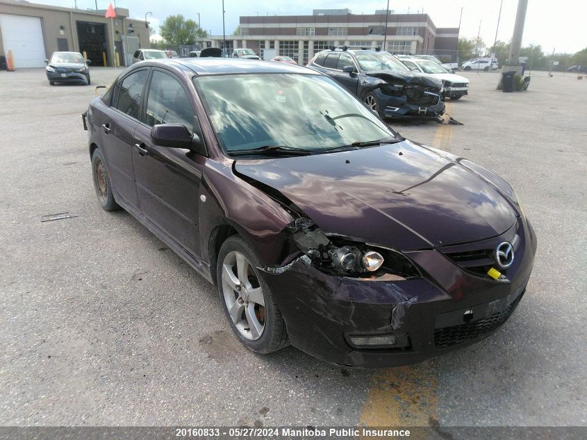 2007 Mazda Mazda3 Gt VIN: JM1BK323X71635520 Lot: 20160833