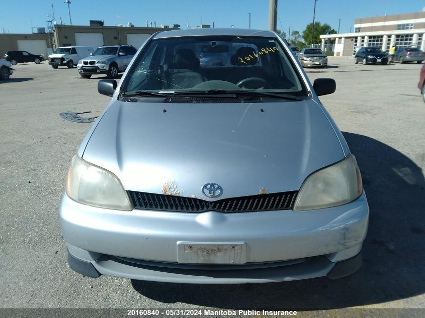 2001 Toyota Echo VIN: JTDAT123210158303 Lot: 20160840