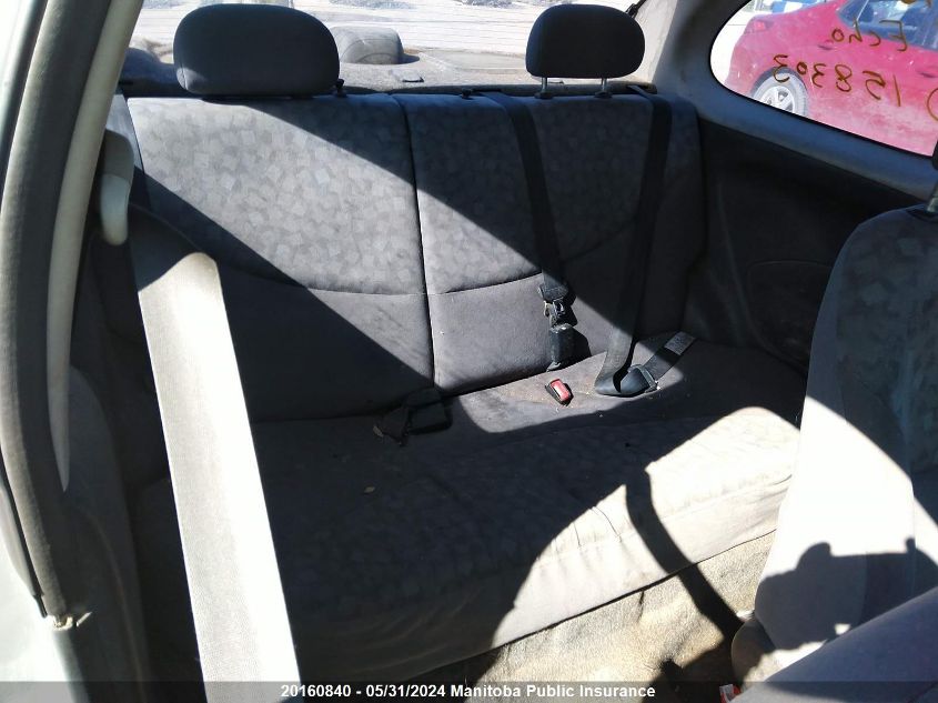 2001 Toyota Echo VIN: JTDAT123210158303 Lot: 20160840