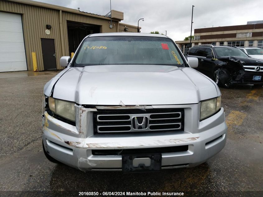 2006 Honda Ridgeline Rts VIN: 2HJYK16476H572714 Lot: 20160850