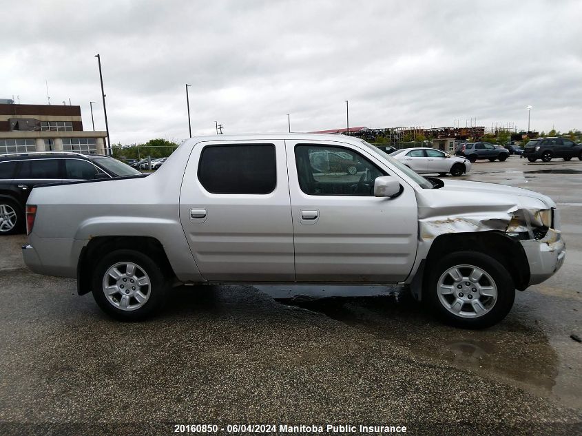 2006 Honda Ridgeline Rts VIN: 2HJYK16476H572714 Lot: 20160850