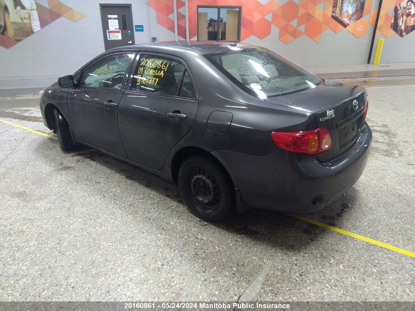 2009 Toyota Corolla Ce VIN: 2T1BU40E59C167277 Lot: 20160861