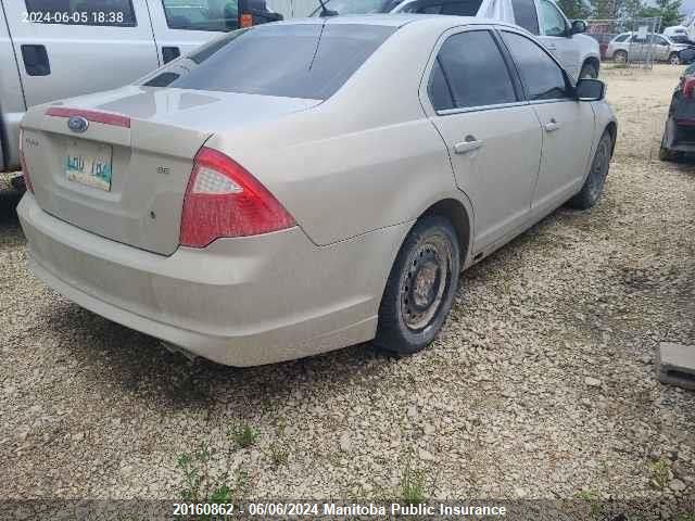 2010 Ford Fusion S VIN: 3FAHP0HA8AR109759 Lot: 20160862