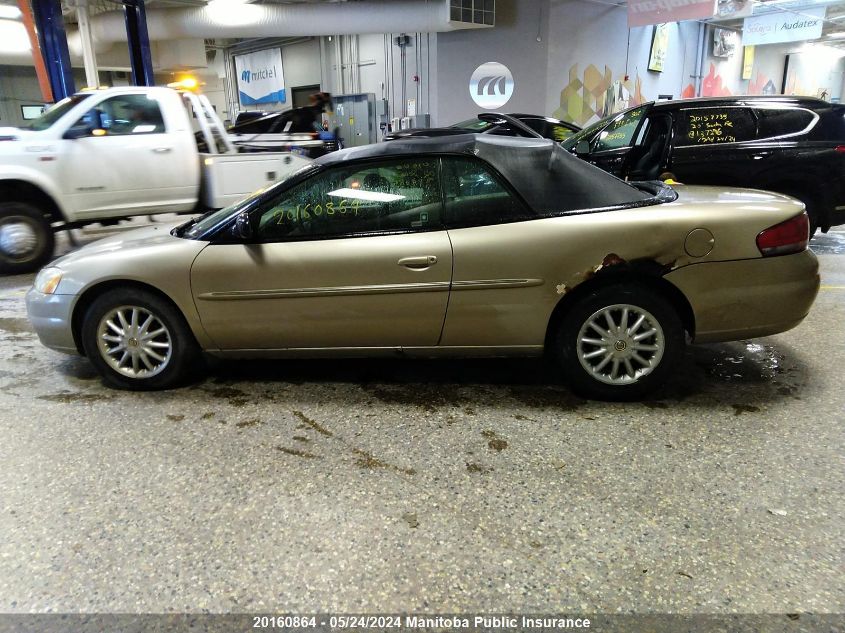 2002 Chrysler Sebring Lx VIN: 1C3EL45R72N290856 Lot: 20160864