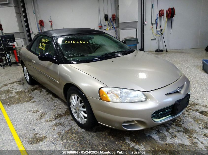 2002 Chrysler Sebring Lx VIN: 1C3EL45R72N290856 Lot: 20160864