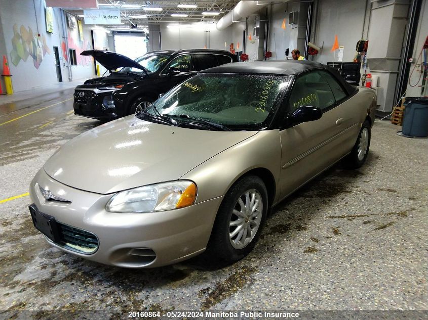 2002 Chrysler Sebring Lx VIN: 1C3EL45R72N290856 Lot: 20160864