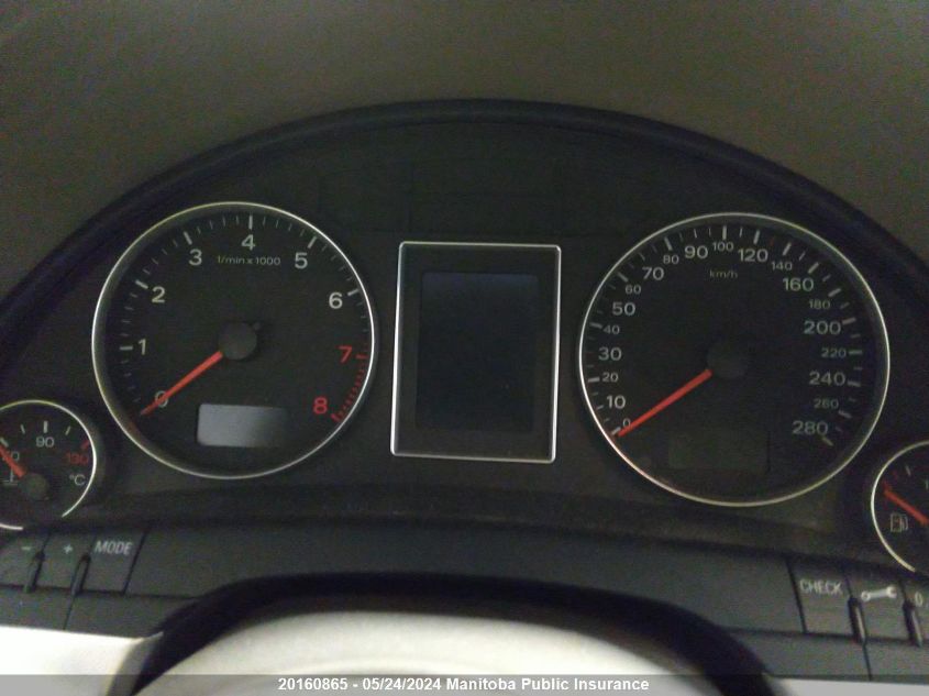 2007 Audi A4 2.0T Quattro VIN: WAUDF78E87A011421 Lot: 20160865