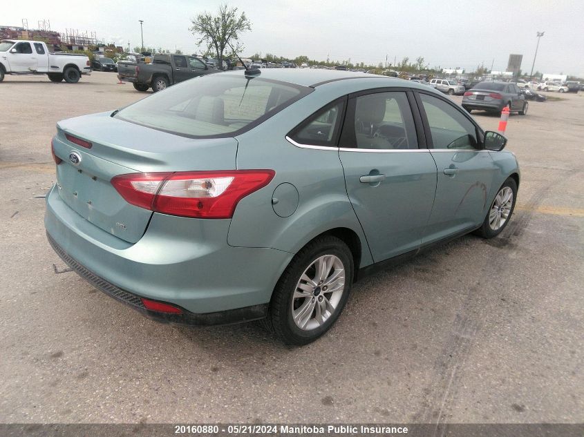 2012 Ford Focus Sel VIN: 1FAHP3H27CL199062 Lot: 20160880