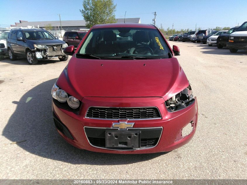 2012 Chevrolet Sonic Ls VIN: 1G1JA5EH6C4187215 Lot: 20160883