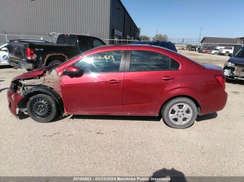 2012 Chevrolet Sonic Ls VIN: 1G1JA5EH6C4187215 Lot: 20160883