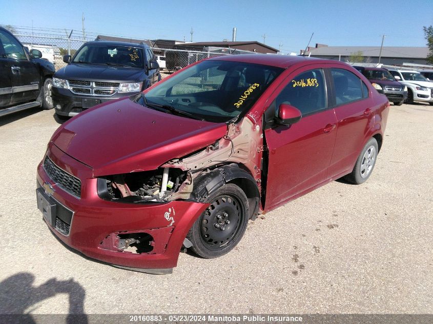 2012 Chevrolet Sonic Ls VIN: 1G1JA5EH6C4187215 Lot: 20160883