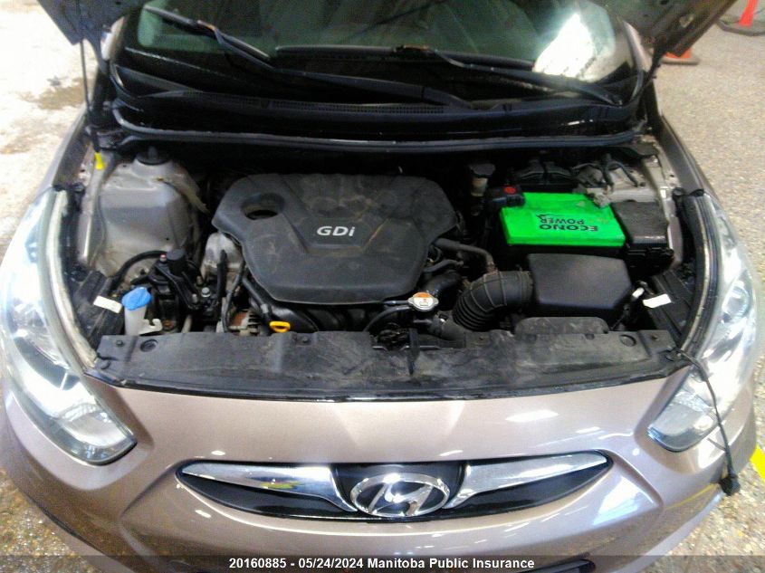 2012 Hyundai Accent Gl VIN: KMHCT5AE5CU038618 Lot: 20160885