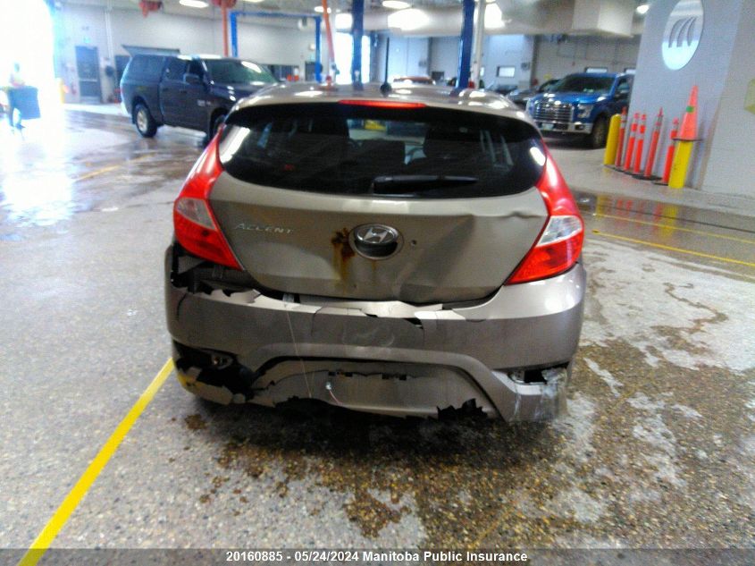 2012 Hyundai Accent Gl VIN: KMHCT5AE5CU038618 Lot: 20160885