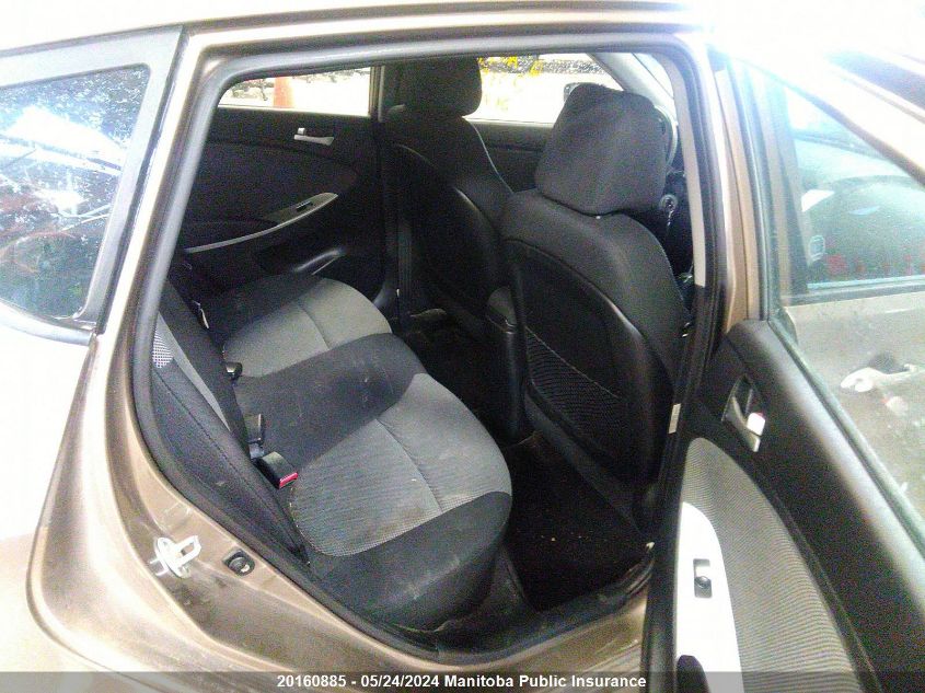 2012 Hyundai Accent Gl VIN: KMHCT5AE5CU038618 Lot: 20160885