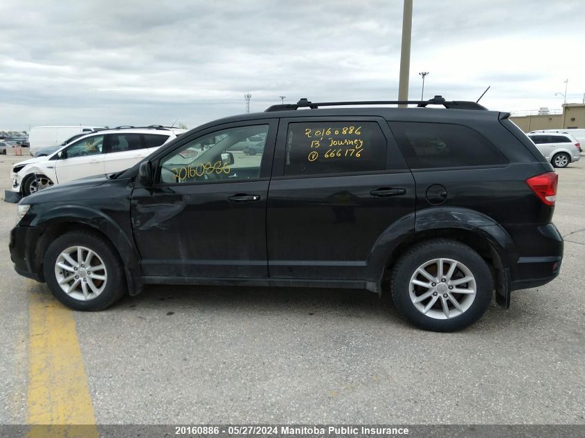 2013 Dodge Journey Crew VIN: 3C4PDCCG3DT666176 Lot: 20160886