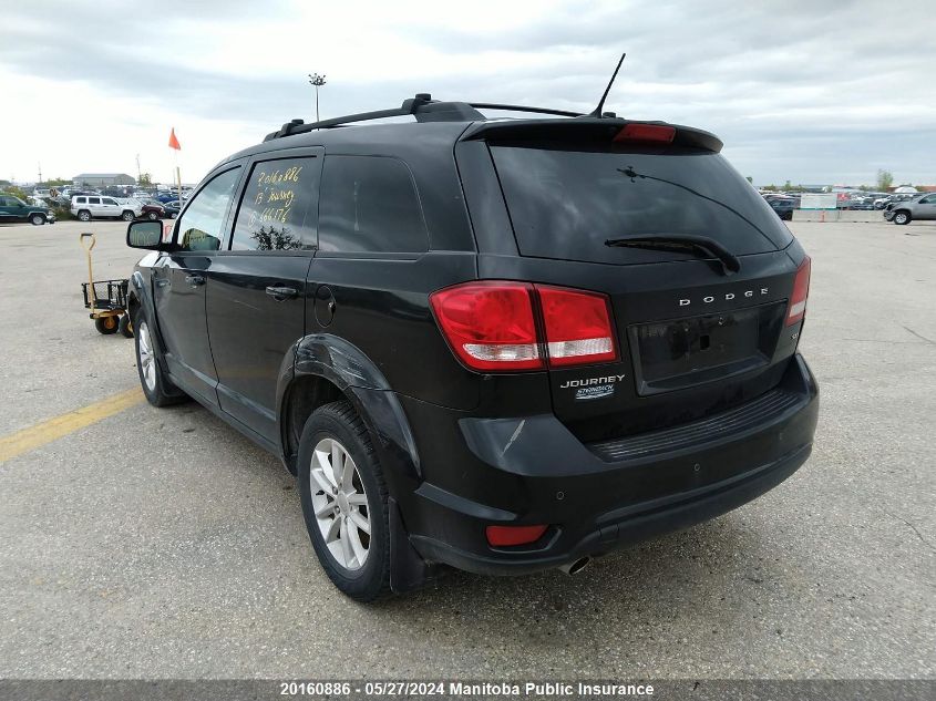 2013 Dodge Journey Crew VIN: 3C4PDCCG3DT666176 Lot: 20160886