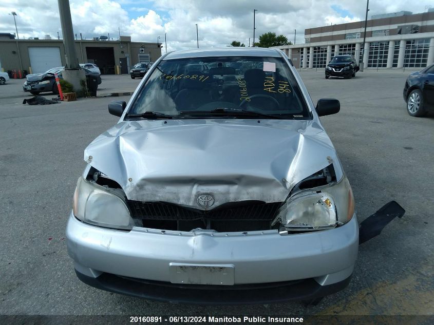 2000 Toyota Echo VIN: JTDBT1231Y0044159 Lot: 20160891