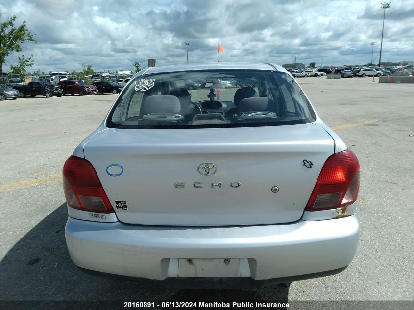 2000 Toyota Echo VIN: JTDBT1231Y0044159 Lot: 20160891