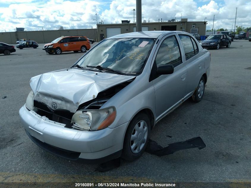 2000 Toyota Echo VIN: JTDBT1231Y0044159 Lot: 20160891