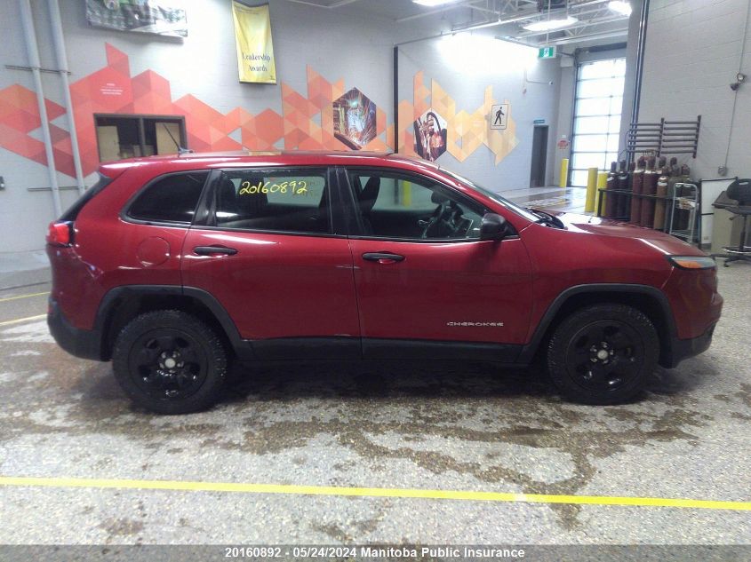 2014 Jeep Cherokee Sport VIN: 1C4PJLAB9EW279112 Lot: 20160892