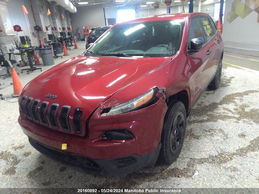 2014 Jeep Cherokee Sport VIN: 1C4PJLAB9EW279112 Lot: 20160892