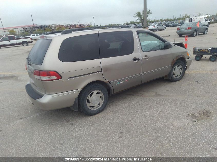 2002 Toyota Sienna Le V6 VIN: 4T3ZF13C22U413862 Lot: 20160897