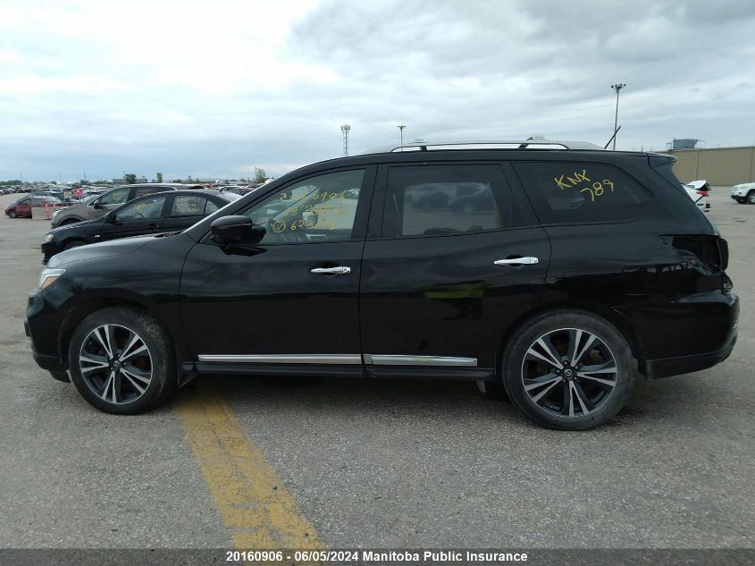 2018 Nissan Pathfinder Platinum VIN: 5N1DR2MM0JC623095 Lot: 20160906