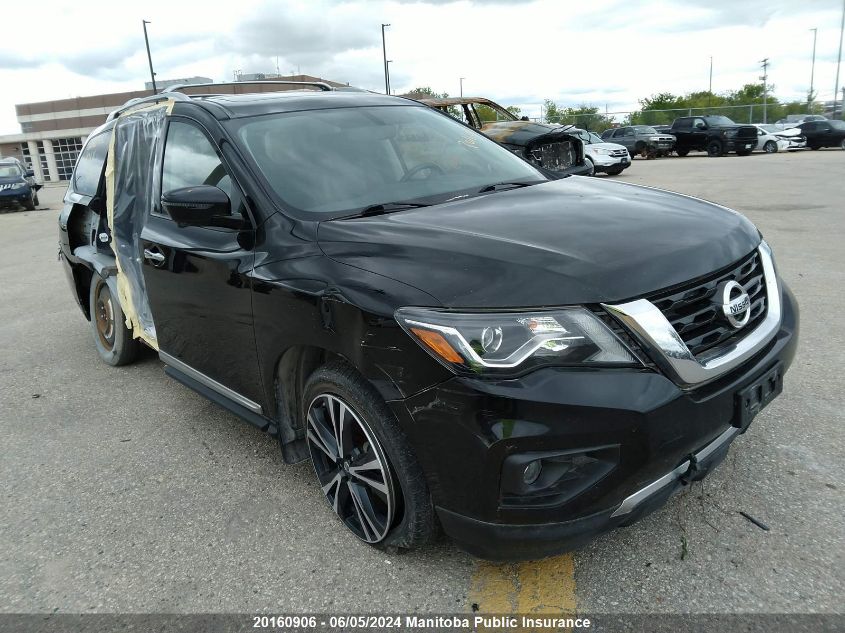 2018 Nissan Pathfinder Platinum VIN: 5N1DR2MM0JC623095 Lot: 20160906