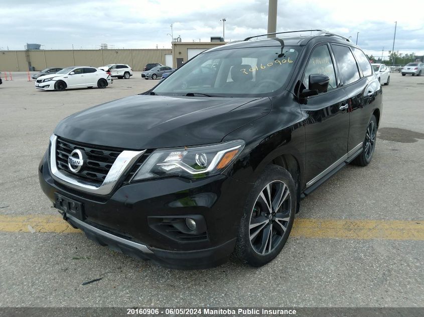 2018 Nissan Pathfinder Platinum VIN: 5N1DR2MM0JC623095 Lot: 20160906