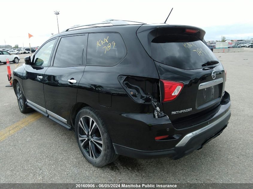 2018 Nissan Pathfinder Platinum VIN: 5N1DR2MM0JC623095 Lot: 20160906